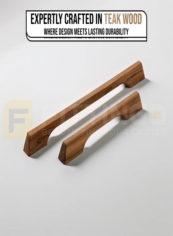Fittingo Wooden Main Door Handle/Teak Wood Material/Wardrobe Handle for Cabinet/Pull & Push Handle for Door/Pack of 1 (18 Inch) - Image 5